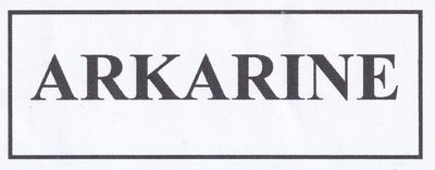 Trademark ARKARINE