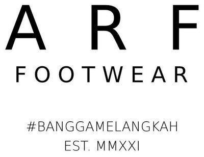 Trademark ARF FOOTWEAR #BANGGAMELANGKAH EST. MMXXI
