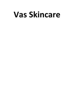 Trademark VAS SKINCARE