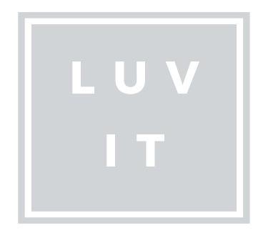 Trademark LUV IT + LOGO