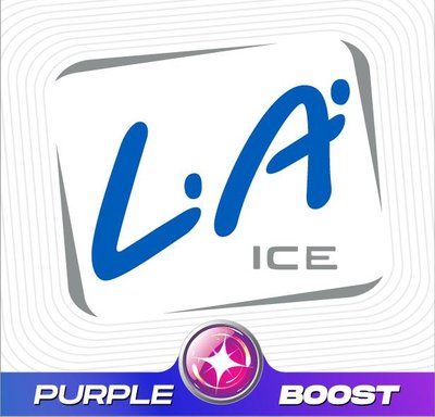 Trademark L.A. ICE PURPLE BOOST & Logo