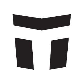 Trademark tri bar M logo design