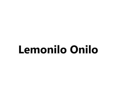 Trademark Lemonilo Onilo