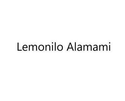 Trademark Lemonilo Alamami