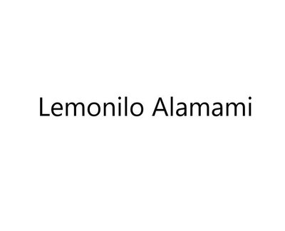 Trademark Lemonilo Alamami