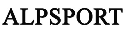 Trademark ALPSPORT