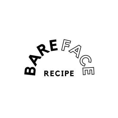 Trademark BAREFACE RECIPE + LOGO