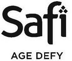 Trademark SAFI AGE DEFY logo