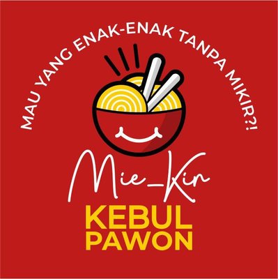 Trademark merek dagang kebul powon dengan taambahan mie - kin mau yang enak - enak tanpa mikir?! dan
gambar mie dimangkok