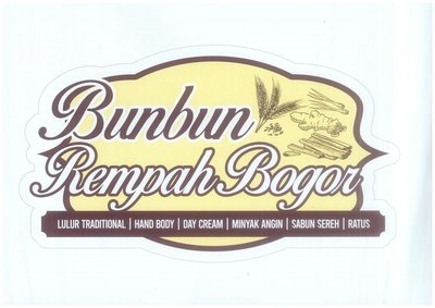 Trademark merek bunbun rempah bogor adalah brand yg diambil dari nama usaha bunbun