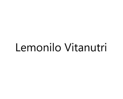 Trademark Lemonilo Vitanutri