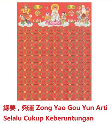 Trademark Zong Yao Gou Yun + Tulisan Kanji + Lukisan