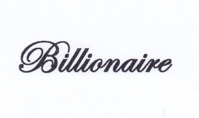 Trademark BILLIONAIRE