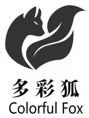 Trademark Colorful Fox + huruf kanji + logo