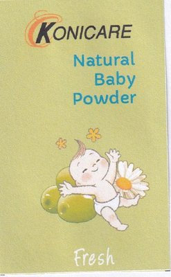 Trademark KONICARE NATURAL BABY POWDER & Logo