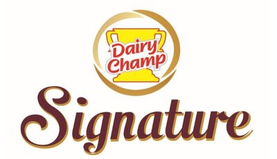 Trademark Dairy Champ Signature & Lukisan