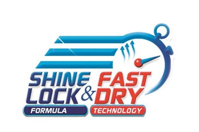 Trademark SHINE LOCK FORMULA & FAST DRY TECHNOLOGY dan Logo