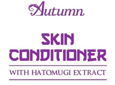 Trademark AUTUMN SKIN CONDITIONER WITH HATOMUGI EXTRACT + LOGO