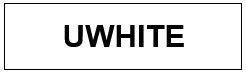 Trademark UWHITE