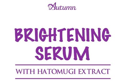 Trademark AUTUMN BRIGHTENING SERUM WITH HATOMUGI EXTRACT