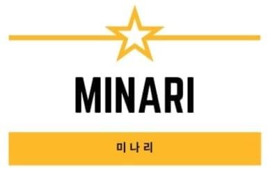 Trademark MINARI+Huruf Hangul dan Gambar