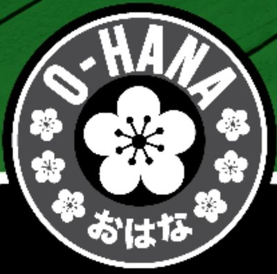 Trademark O-HANA+Karakter Hiragana dan Gambar