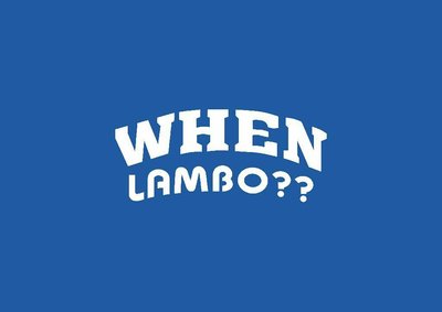 Trademark WHEN LAMBO??