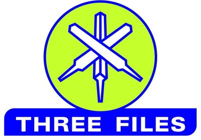 Trademark THREE FILES & LOGO