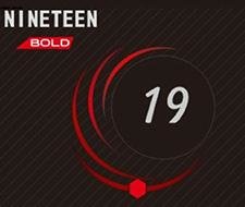 Trademark Nineteen Bold 19 + Lukisan