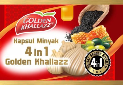 Trademark Golden Khallazz Kapsul Minyak 4 in 1 + Lukisan