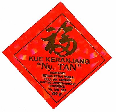 Trademark KUE KERANJANG "Ny. TAN"