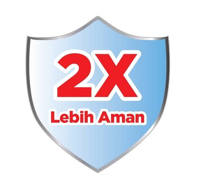 Trademark 2X Lebih Aman & Logo