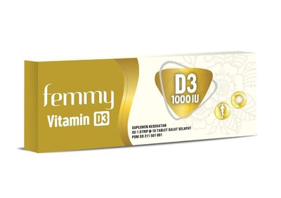 Trademark FEMMY VITAMIN D3 + Logo