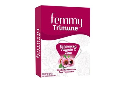 Trademark FEMMY TRIMUNE + Logo