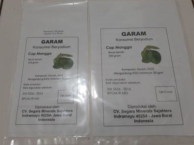 Trademark Garam konsumsi beriodium Cap Mangga