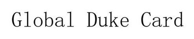 Trademark Global Duke Card