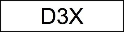 Trademark D3X