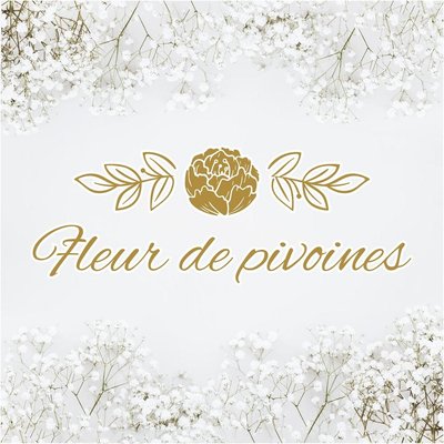 Trademark Fleur de pivoines