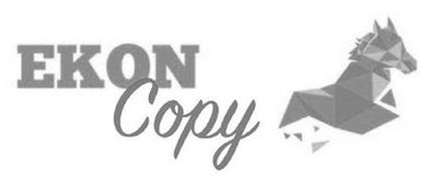 Trademark EKON copy + logo