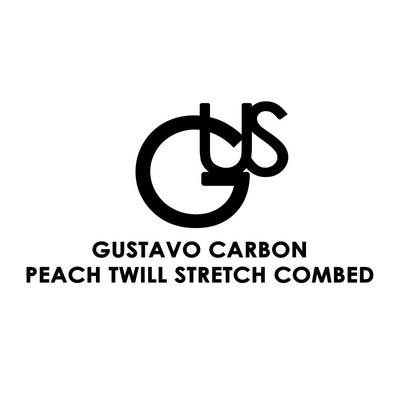 Trademark GUSTAVO CARBON PEACH TWILL STRETCH COMBED