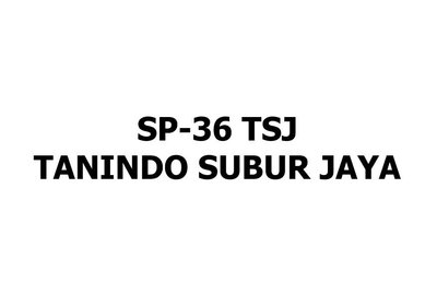 Trademark SP-36 TSJ TANINDO SUBUR JAYA