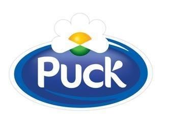 Trademark PUCK (device in colour in oval - in Latin)