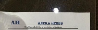 Trademark ANEKA HERBS