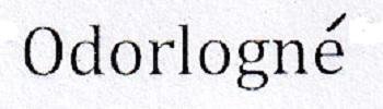 Trademark Odorlogne'