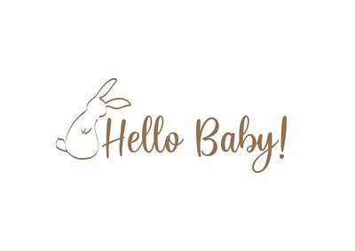 Trademark Hello Baby! by Little Island