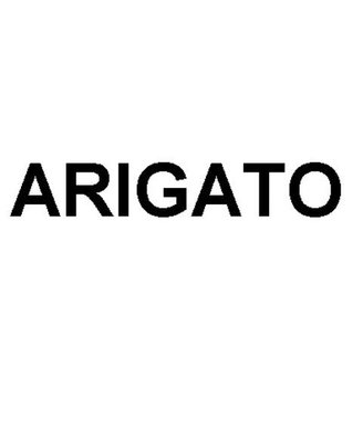 Trademark ARIGATO