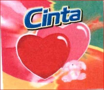 Trademark CINTA + LUKISAN 2 BUAH HATI DAN BONEKA