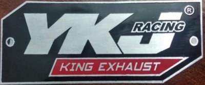 Trademark YKJ king EXHAUST + LUKISAN