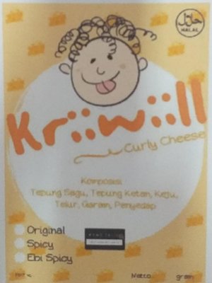 Trademark KRIIWIIL CURLY CHEESE + LUKISAN