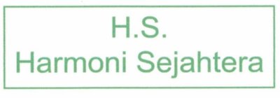 Trademark H.S. HARMONI SEJAHTERA